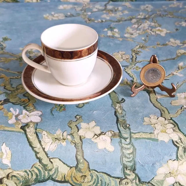 Xícara com pires vintage em porcelana Steatita Paraná perfeita